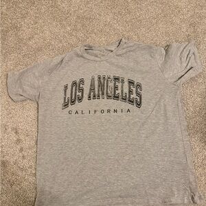 Gray Los Angeles California T-Shirt
